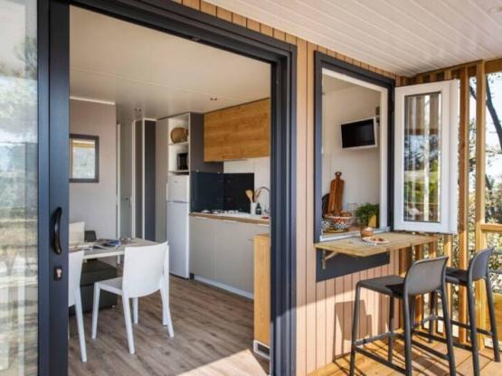 Mobil-home Living 28m² - 2 chambres - clim -