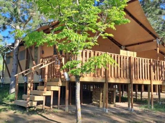 Tente Wood Prestige Plus 5 Personen 2Schlafzimmer 1Badezimmer 38m²
