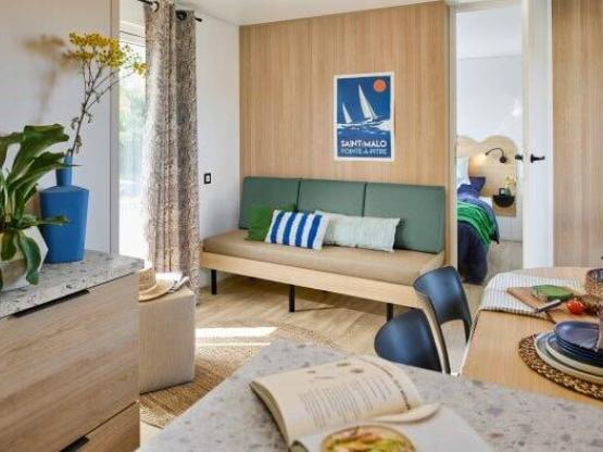 Mobil-home Seychelles 3 bedrooms  / air conditioning, dishwasher, 2 bathrooms