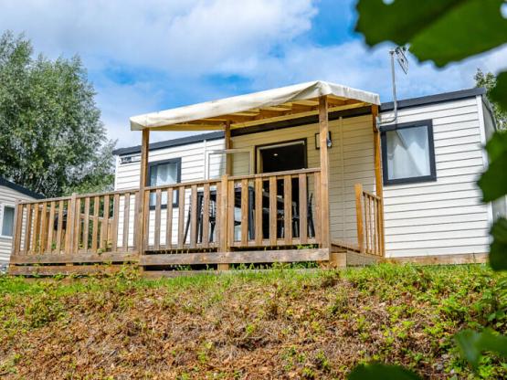 Mobilheim Komfort mit 2 Schlafzimmern am Wasser