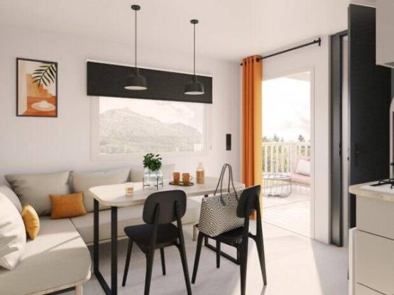 Mobilheim Créole Meerblick 32m²