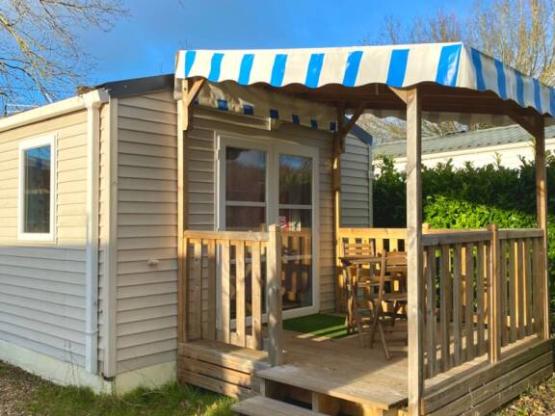 Mobilheim - 15m² - 1 Schlafzimmer mit Terrasse