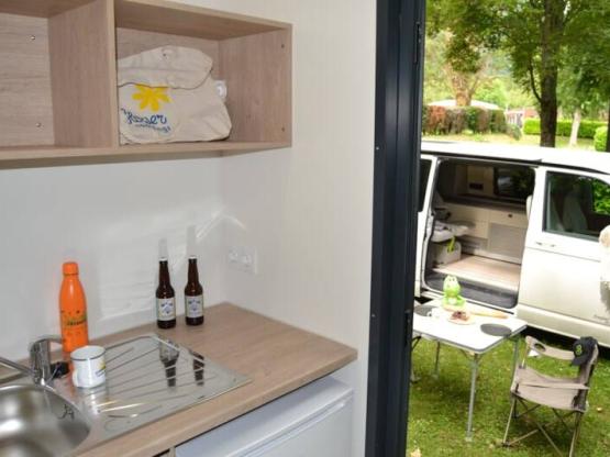 Forfait premium équipé d'un sanitaire privatif