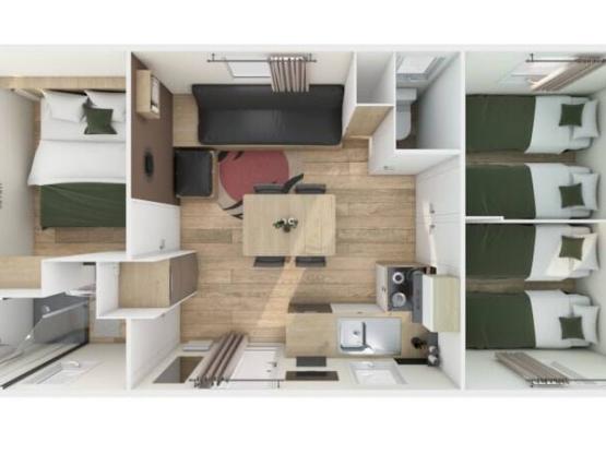 Mobilheim Classique 3 Schlafzimmer D