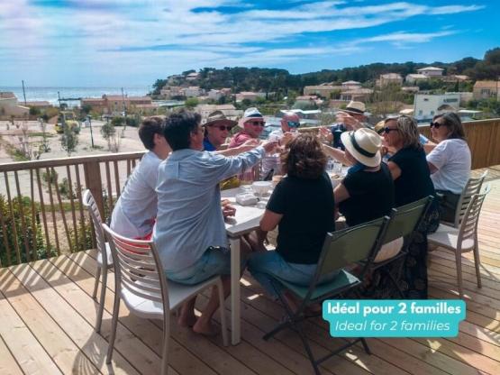 TRIBU - 1 Mobilheim für 6 Pers + 1 Mobilheim für 4 Pers