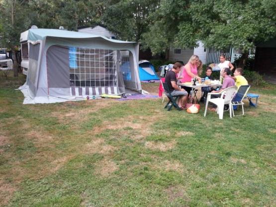 Stellplatz mit Strom