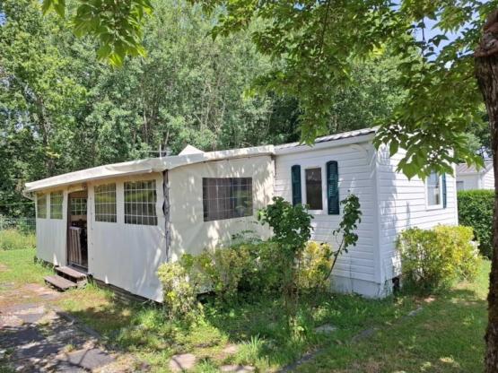 Mobilheim Sonnenblume – 2 Schlafzimmer mit Klimaanlage und Fernseher – ruhige Lage