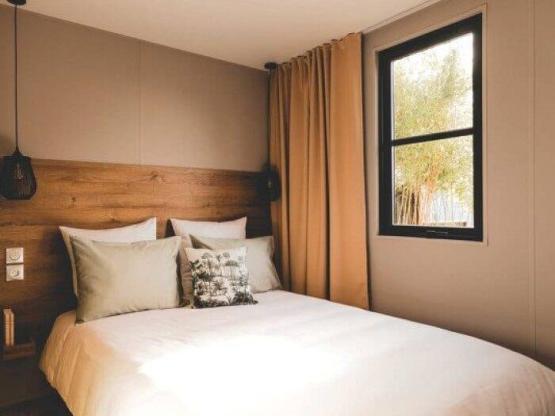 Mobilheim 28m² - 2 Schlafzimmer (Bett 160cm) - mit TV -