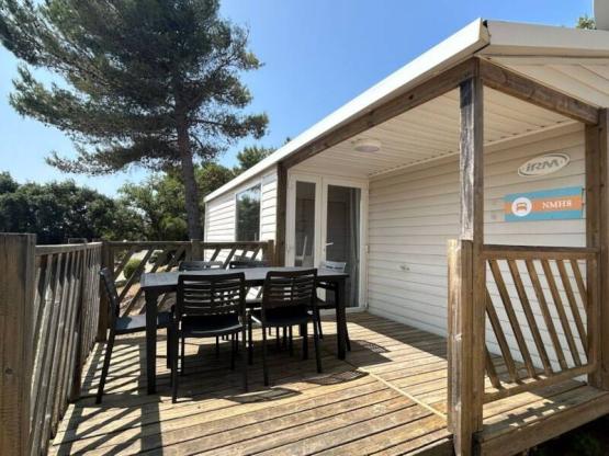 Mobilheim mit Klimaanlage, 2 Schlafzimmer