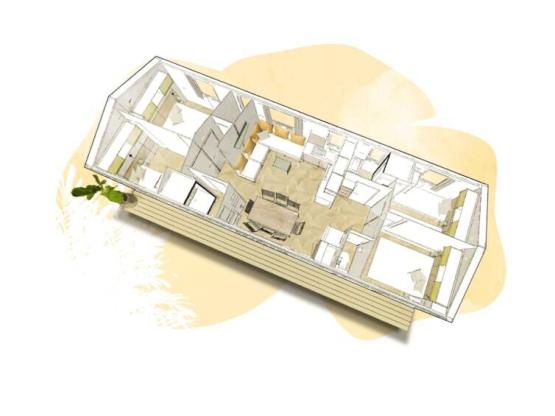 Mobil-Home Premium | 40 m² | Terrasse Bois Couverte