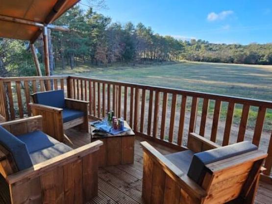Zelt Lodge - 35 m² - 2 Schlafzimmer - barrierefrei