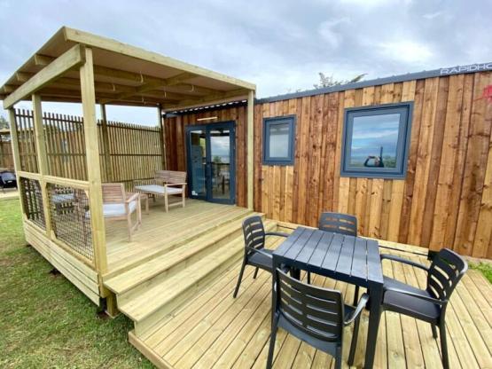 Les Cabanes / 2ème ligne - Mobil-home 2 chambres