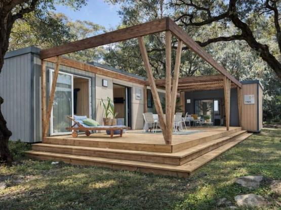 Mobil-home double Favulosa avec bain nordique (Gamme Exclusive) - Samedi/Samedi -