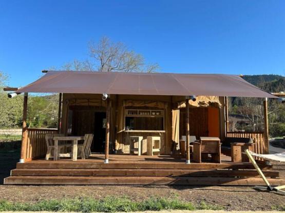 Glamping Lodge 34 m² - 22m² terrasse