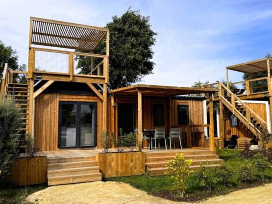 Mobil Home Prestige Plus mit Rooftop Meerblick - 2 Zimmer