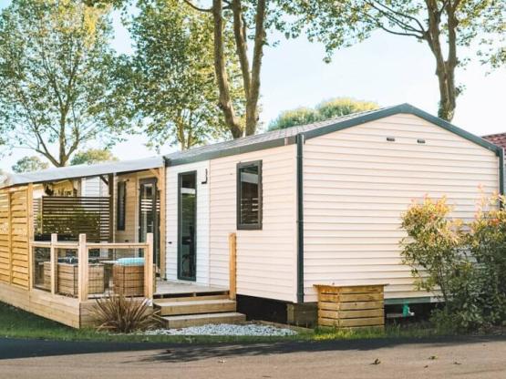 Mobilheim „Toscane“, 33 m² – 3 Schlafzimmer – 6 Personen – Klimaanlage
