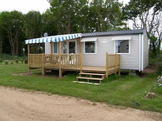 Mobilheim 3 Zimmer 33m² + Terrasse semi-couverte