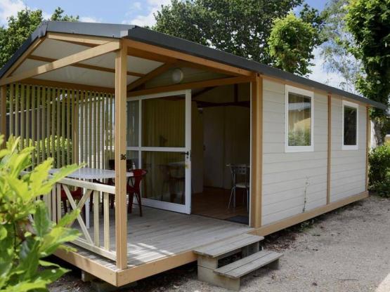 Chalet CAMPECO - 24m² - 2 Zimmer + überdachte Terrasse