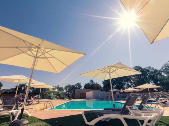 Mobilheim Capucine Confort 29m² - 3 Zimmer - Terrasse -Klimaanlage + TV