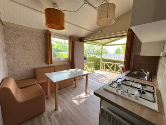 Chalet Confort 25m² (2 Zimmer) + überdachte Terrasse