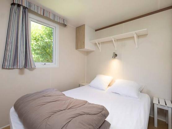 Mobilheim Standard 24m² (2 Schlafzimmer ) + TV + Klimaanlage + Terrasse