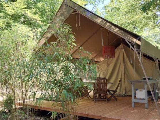 Lodge tente Sanitäranlagen