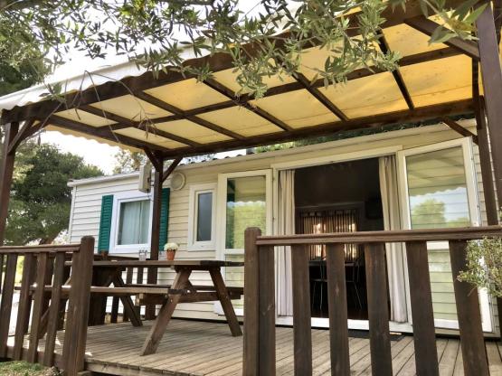 Espace 32m², 3 Zimmer, bedeckte Terrasse 11m² +TV+airco