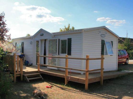 Mobil-home HELIOS behindertengerecht 2 bedrooms + Tv + opened terrace + wifi for 1 device