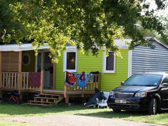 Mobilheim Le Platane (3 Schlafzimmer) + große Terrasse+ TV