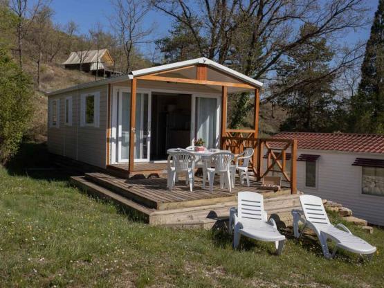 Stacaravan OPHEA 834 32m² (2 slaapkamers) overdekt terras