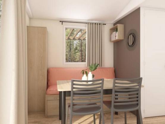 Mobilheim - 20 m², WC, Terrasse