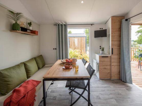 Mobil home überdachte Terrasse 2 Zimmer 23 m²