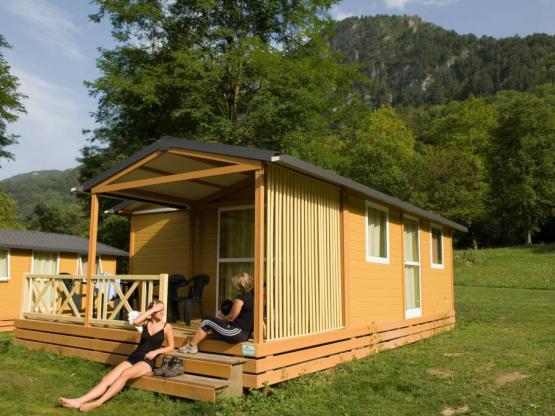 Hütte Confort 30m² - 2 zimmer + überdachte Terrasse