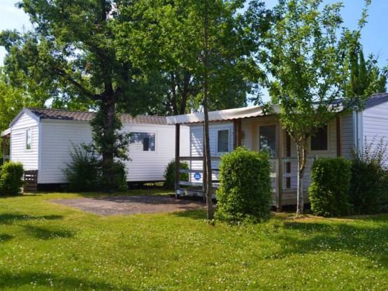 Mobilheim 2 Zimmer - 28 m² + überdachte Terrasse von 12 m²