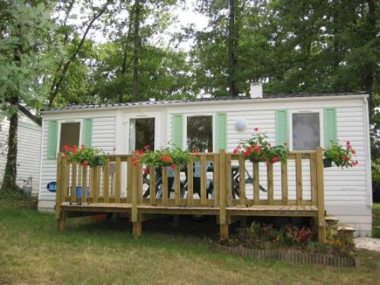 Comfort Mobilheim 21m², 2 Schlafzimmer, schöner Blick auf die Landschaft