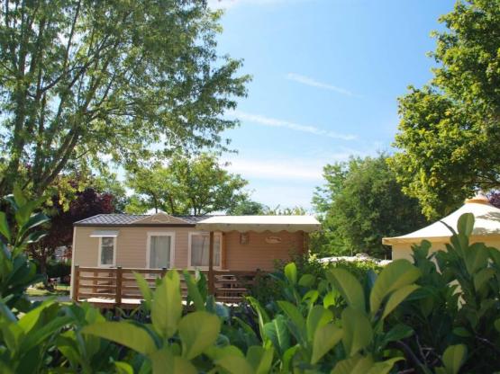 Mobilheim Confort 27m² 2 Zimmer + Überdachte Terrasse - no tv - no clim