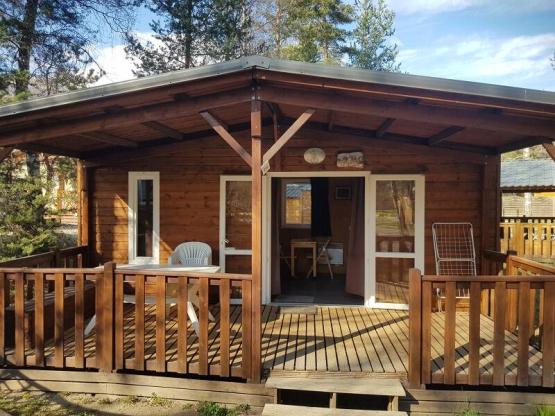 Chalet Confort Type Modulo 18 - 18 m² / 1 Zimmer - überdachte Terrasse 15 m²