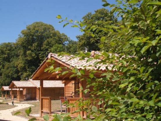 Hütte Behindertenzugang Confort 35m² 2 Zimmer + Überdachte Terrasse + TV + -behindertengerecht