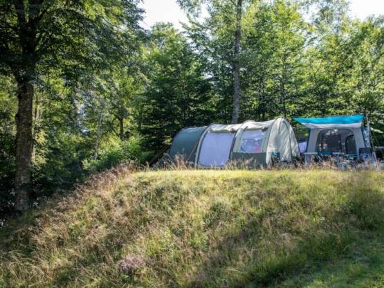 Stellplatz Confort (Zelt, Wohnwagen, Wohnmobil / 1 Auto / Strom 10A)