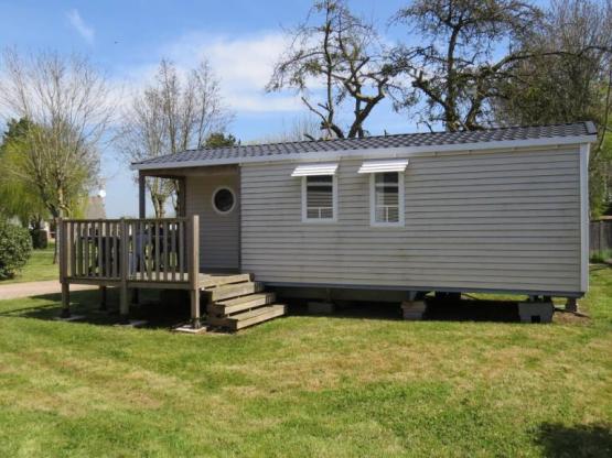Mobilheim CONFORT 31m² - (6pers) 3 Zimmer + halbbedeckte Terrasse