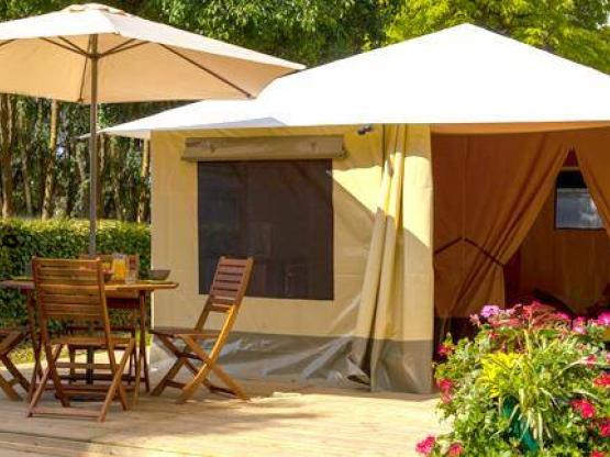 Zeltbungalow 20m² 2 schlafzimmer (ohne Sanitäranlagen)