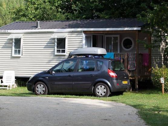 Mobilheim Le Châtaignier 29m² (2 Schlafzimmer) + terrasse +TV