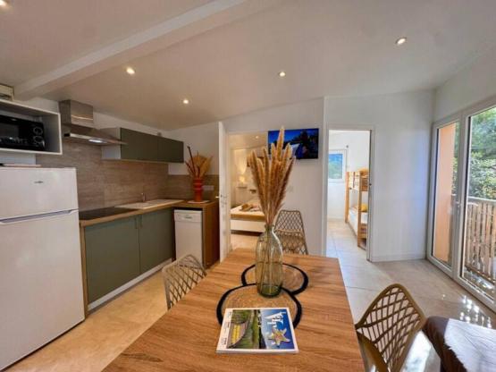Studio cabine Mimosas Sérénité 18 m² - 2 zimmer - 1 Schlafzimmer - Klimaanlage