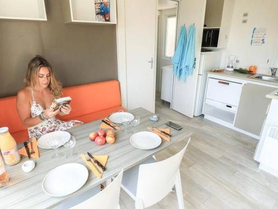 Mobilheim Azur Sérénité 24 m² - Jacuzzi - 3 zimmer - 2 Schlafzimmer - Klimaanlage