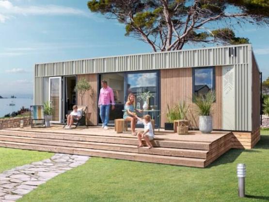 Mobilheim  SUPER PREMIUM ESPACE Otello , 2 Schlafzimmer, Klimaanlage, 2 duschraum/wc, 36m²,