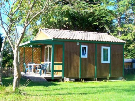 Hütte Figuier Standard 20m² - 2 Schlafzimmer + Überdachte Terrasse 10m²