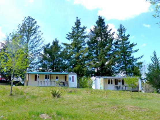 Mobilheime / 3 Schlafzimmer / Klimaanlage - Liegeterrasse grün