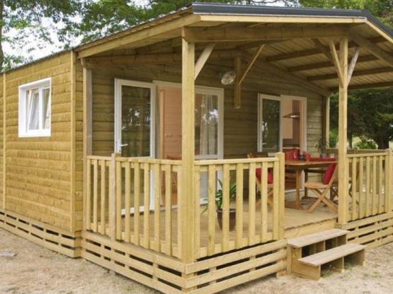 Premium Chalet 42m² 4/6 p. (2 Zimmer) + überdachte Terrasse