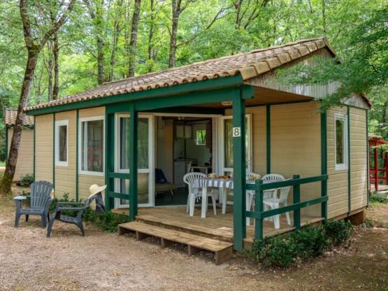 Bungalow classic 5pers 36m² überdachte Terrasse 2 Zimmer