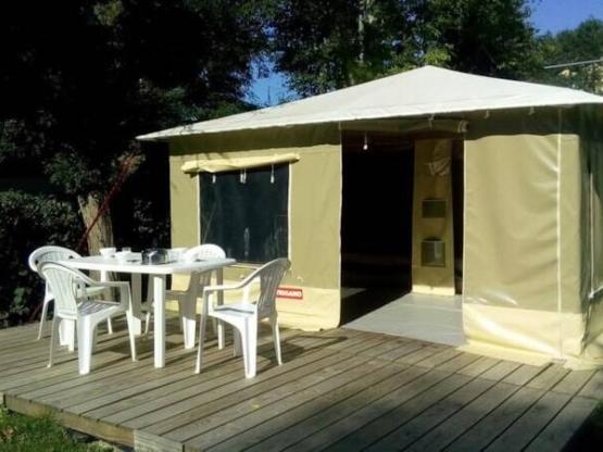 Equipped Nature Tent - 20 m² (without heating or sanitary facilities)